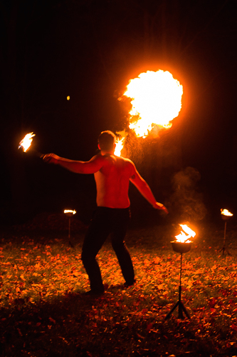 feuershow in garbsen